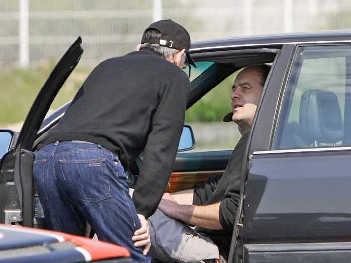 Gerald Müller, gmg, und Harald Demuth - Fahrsicherheitstraining