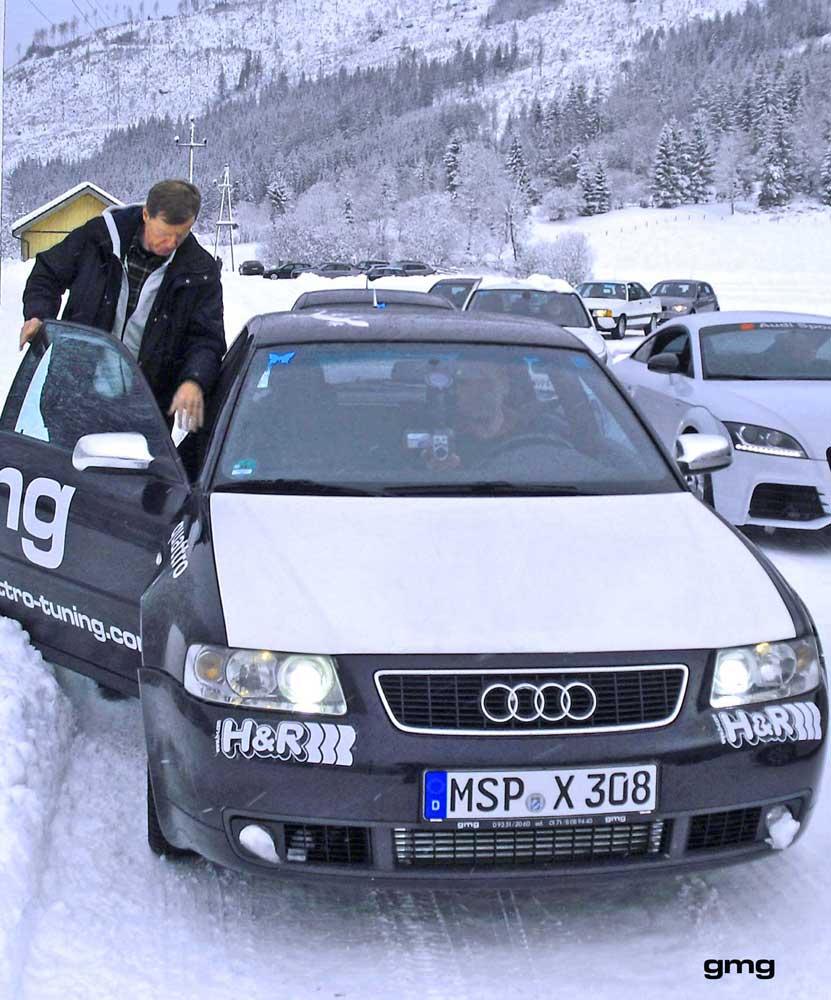 Gerald Müller, gmg, und Walter Röhrl - Winterfahrtraining
